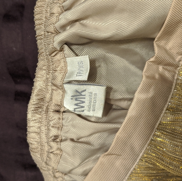 NWT Twik Gold Skirt NWT - Picture 3 of 5